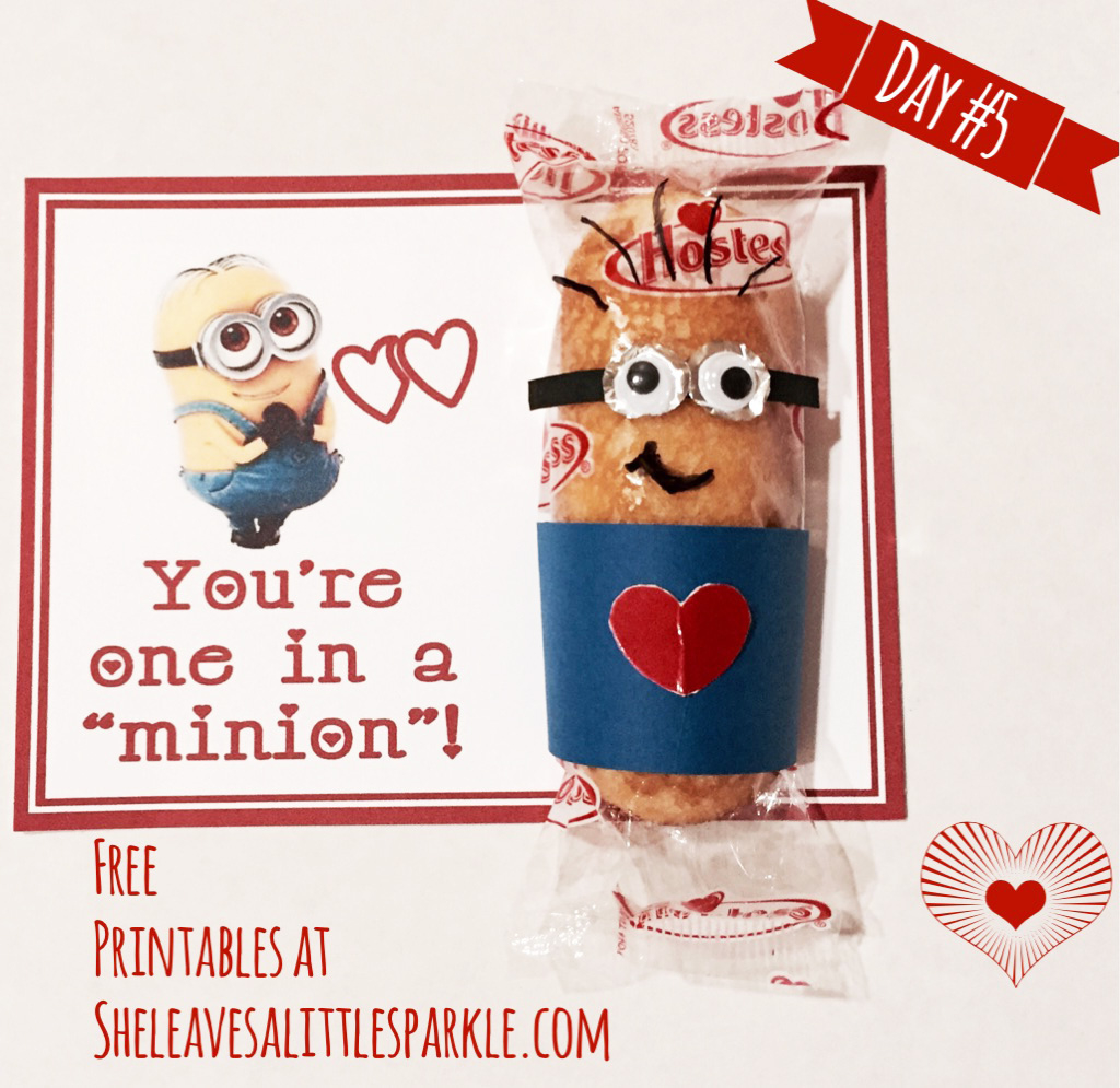 Day #5: You&amp;#039;Re One In A Minion! - Summer Adams for Valentine Your One in a Minion Printable