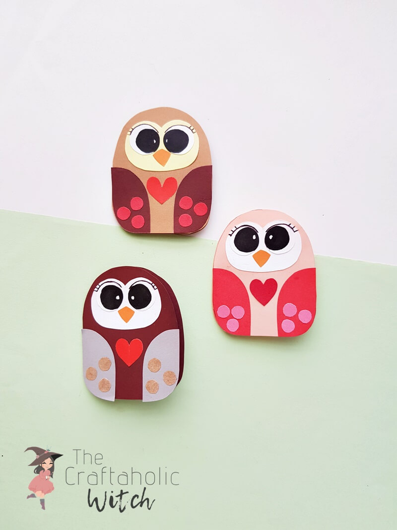 Diy Cute Owl Valentine Card (With Free Printable Template) | The in Free Printable Owl Valentine Cards