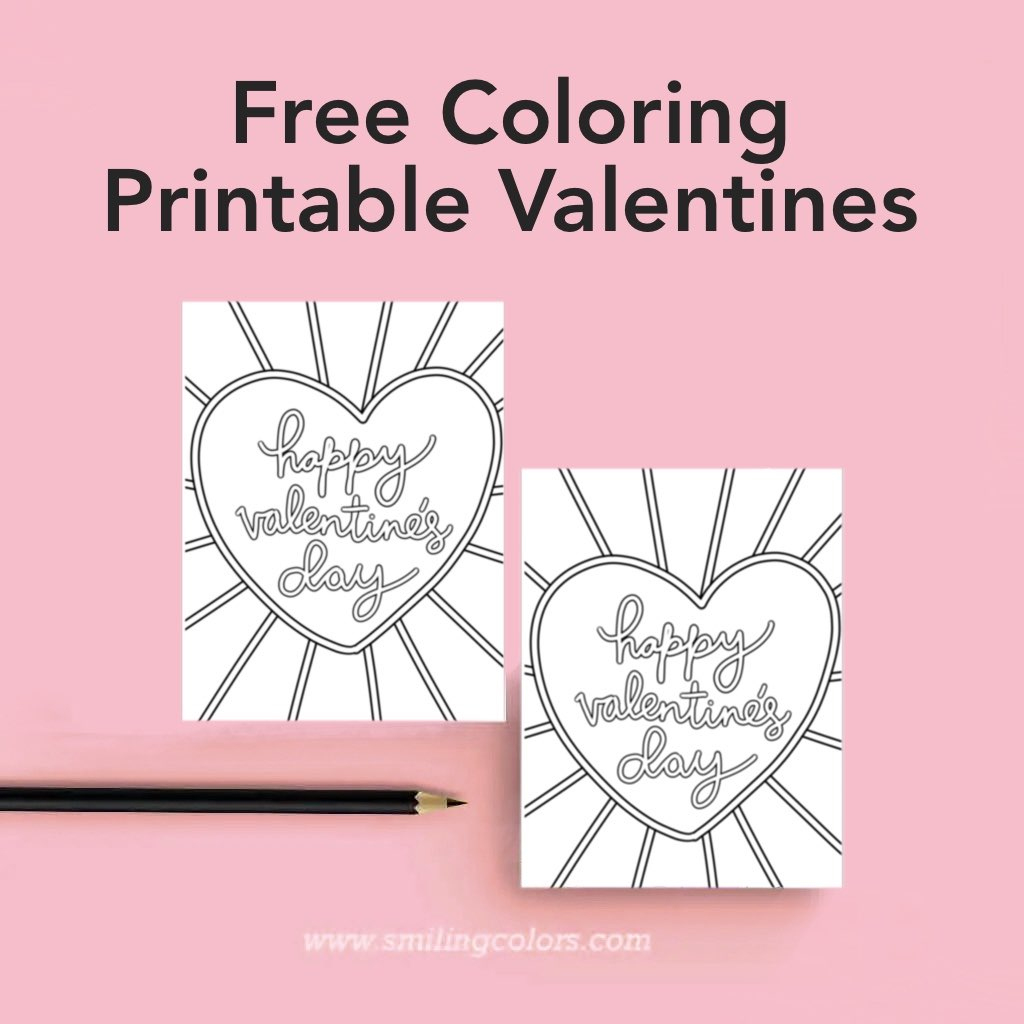 Easy Valentine Crafts For For You To Try - Smiling Colors throughout Printable Valentine Crafts