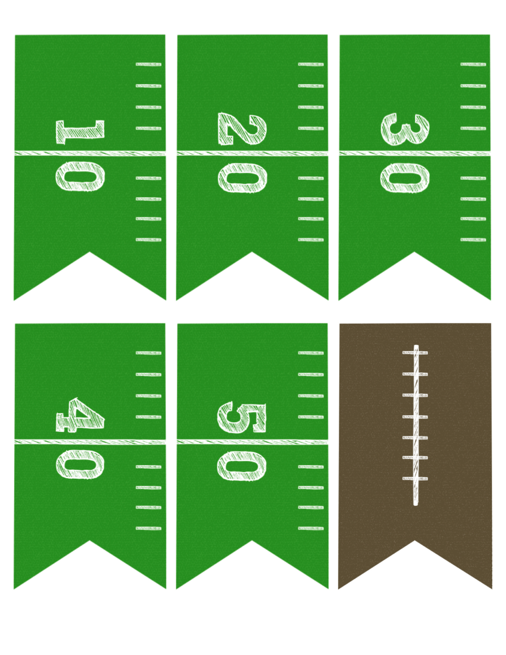 Football Banner Free Printable {Football Party} - Paper Trail Design for Free Printable Super Bowl Banners