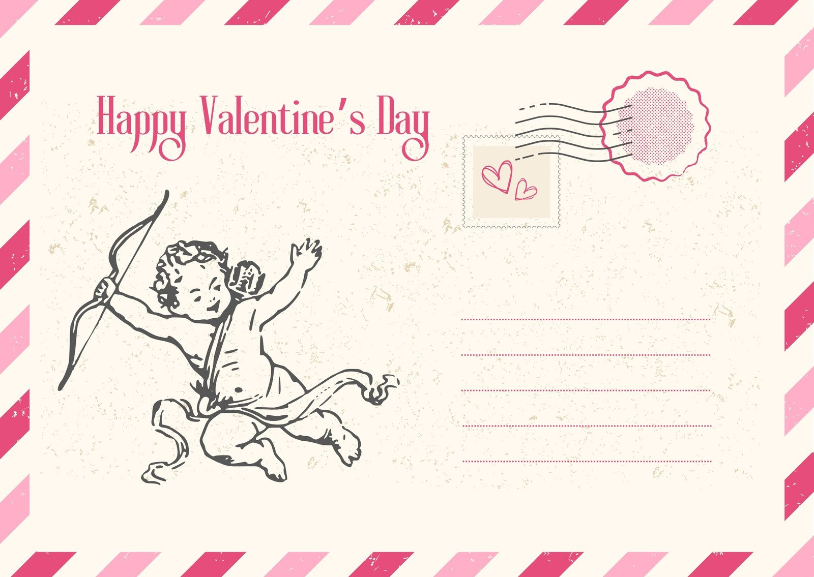 Free Custom Printable Valentine'S Day Card Templates | Canva with regard to Valentines Day Card Template Printable