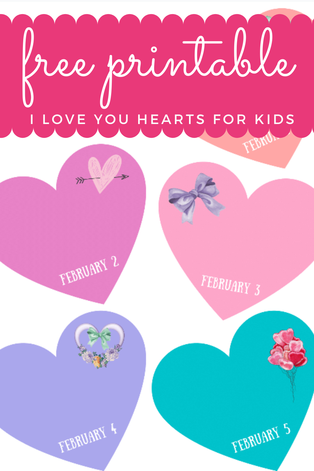 Free Printable Heart Templates Valentine S Heart Template with Printable Valentine Day Hearts