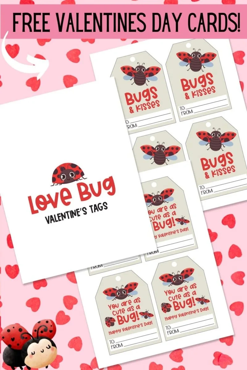 Free Printable Love Bug Valentines Pdf with Free Printable Love Bug Valentine