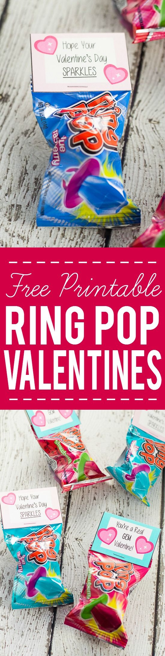 Free Printable Ring Pop Valentines | Diy Valentines For Kids throughout Free Printable Ring Pop Valentine