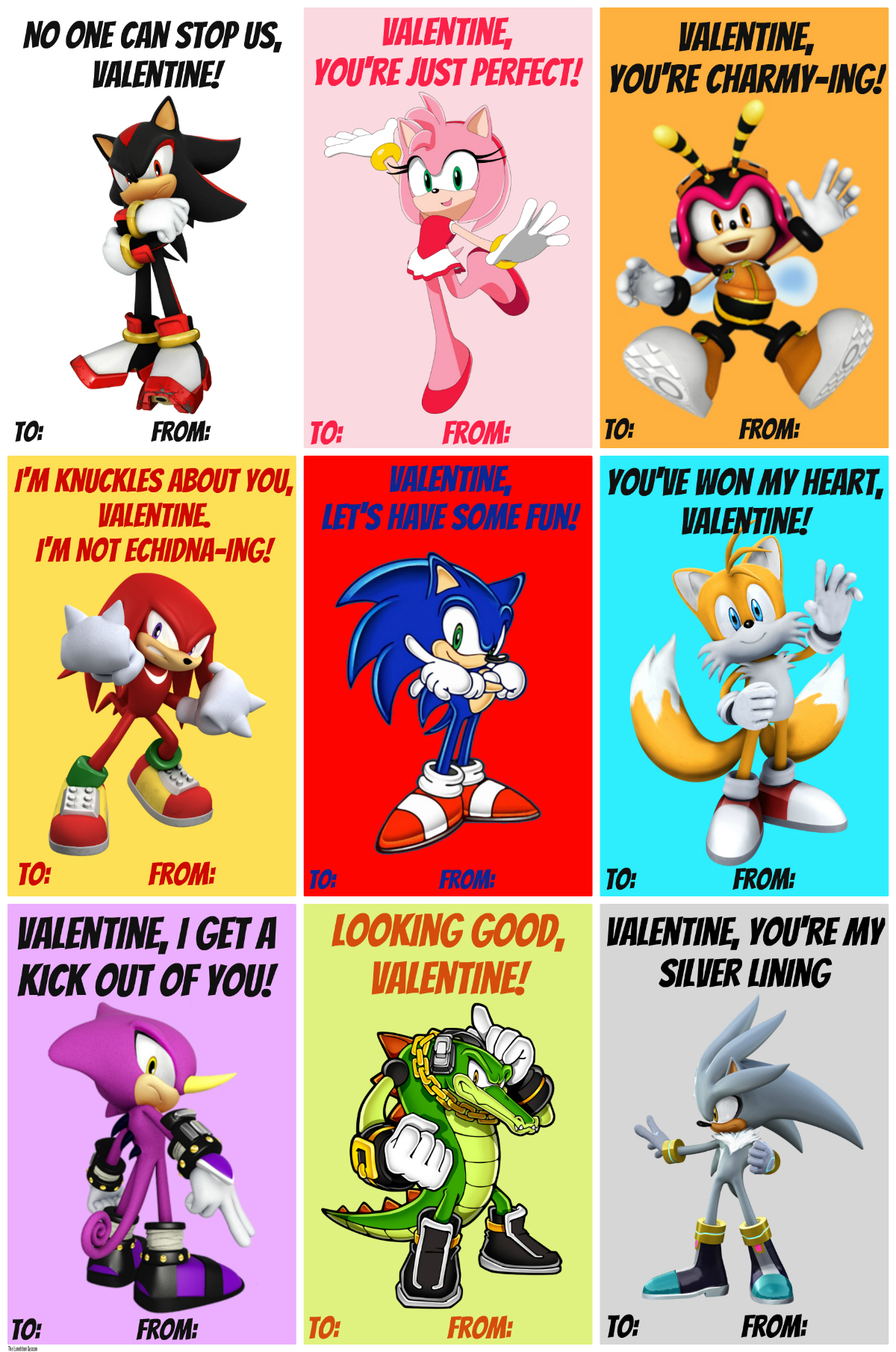 Free Printable Sonic Valentines – The Lunchbox Season within Free Printable Sonic Valentines Cards
