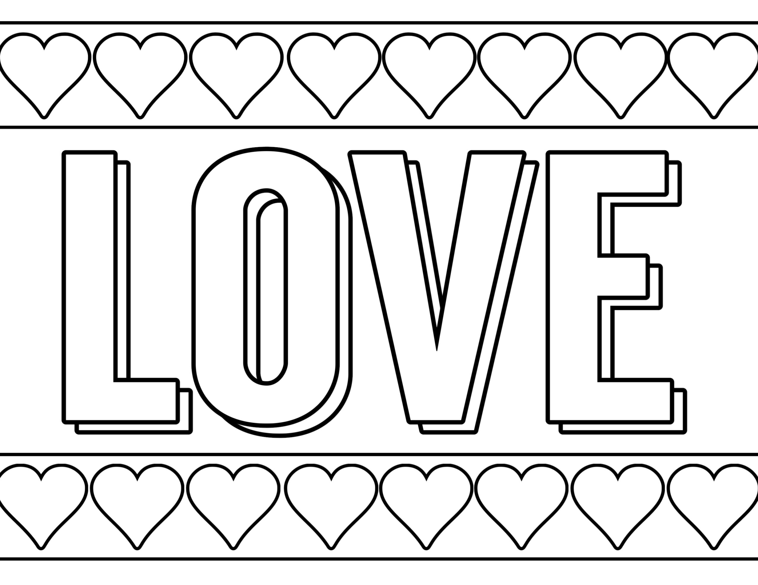 Free Printable Valentine Coloring Pages - Paper Trail Design intended for Valentines Day Coloring Pages Free Printables