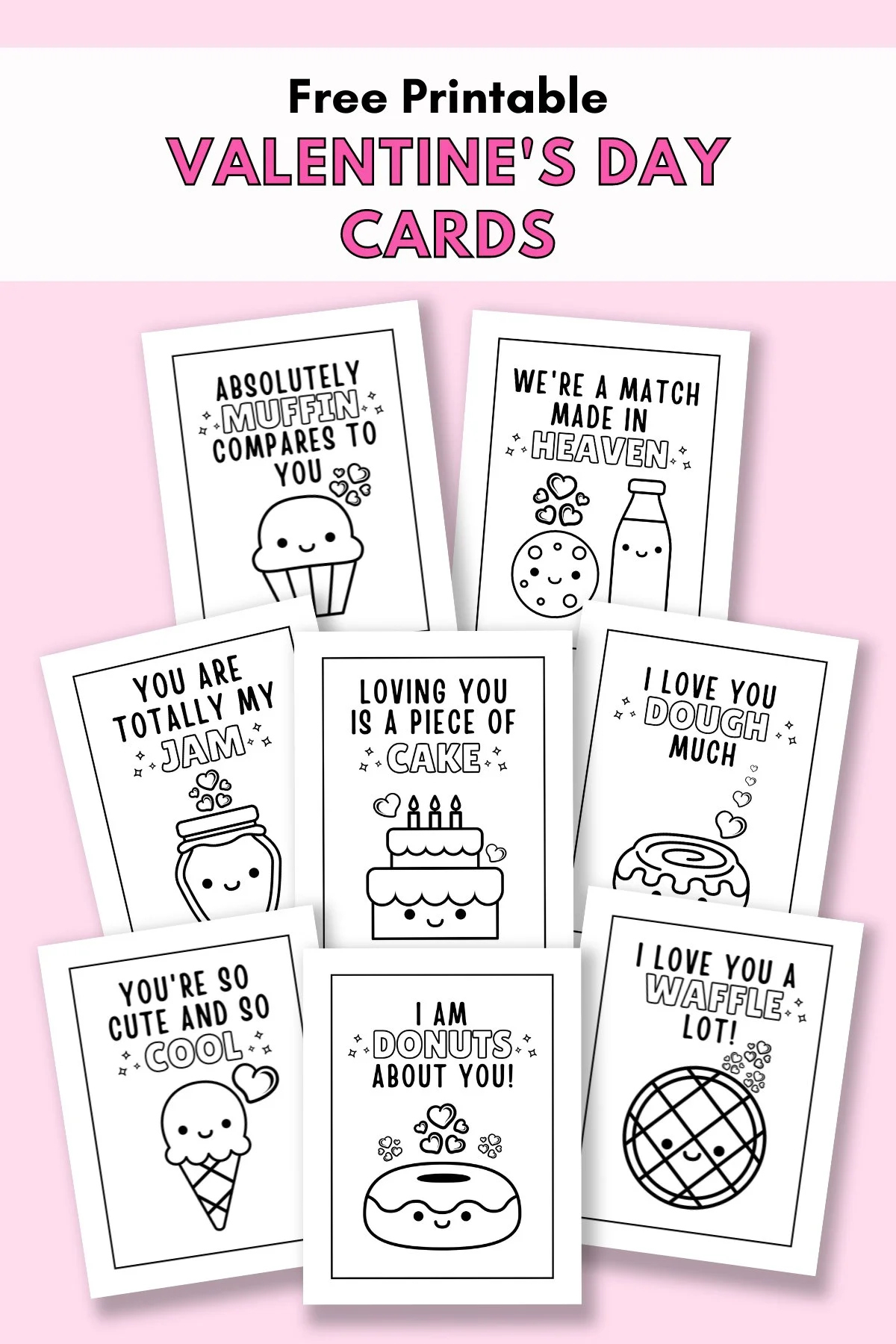 Free Printable Valentine'S Cards To Colour — Gathering Beauty for Printable Valentine Cards