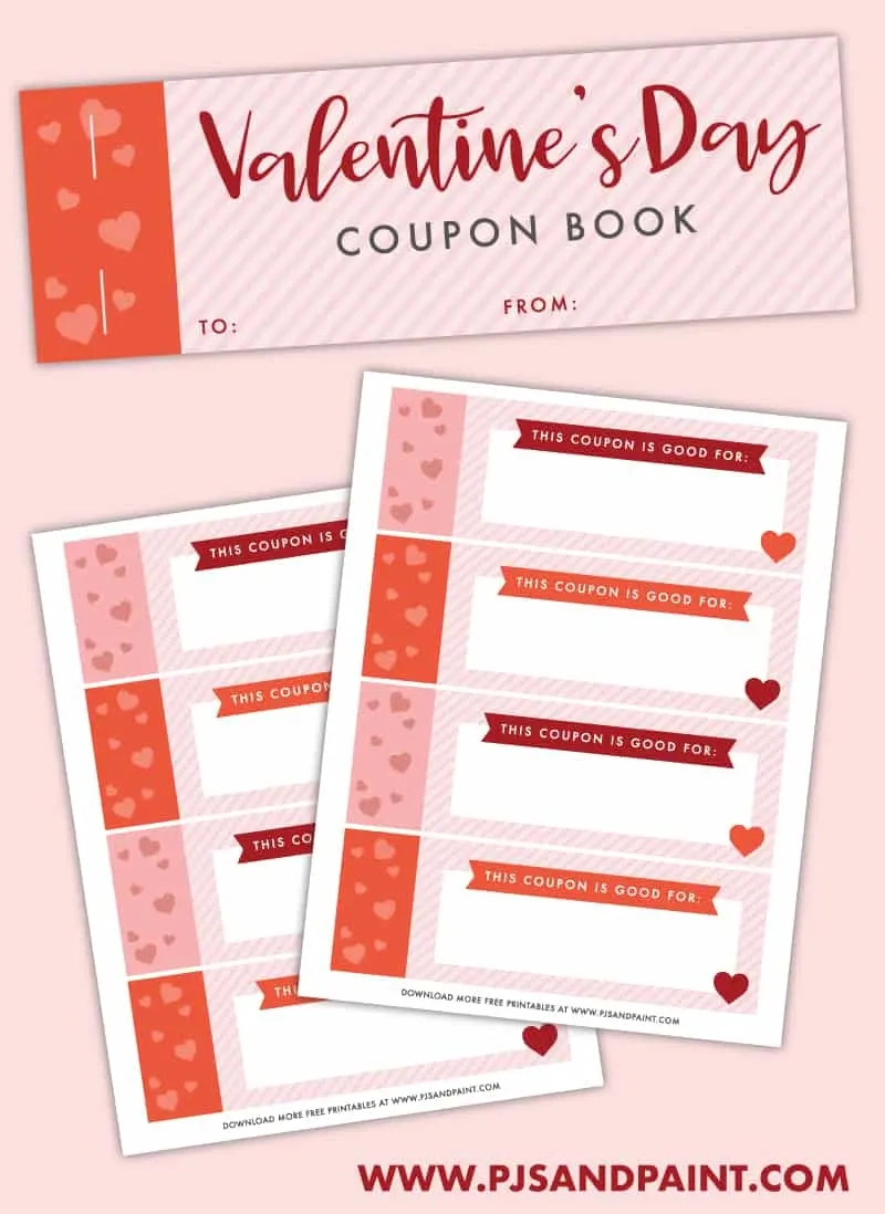 Free Printable Valentine&amp;#039;S Day Coupon Book - Last Minute Gift Idea pertaining to Free Printable Valentines Coupons