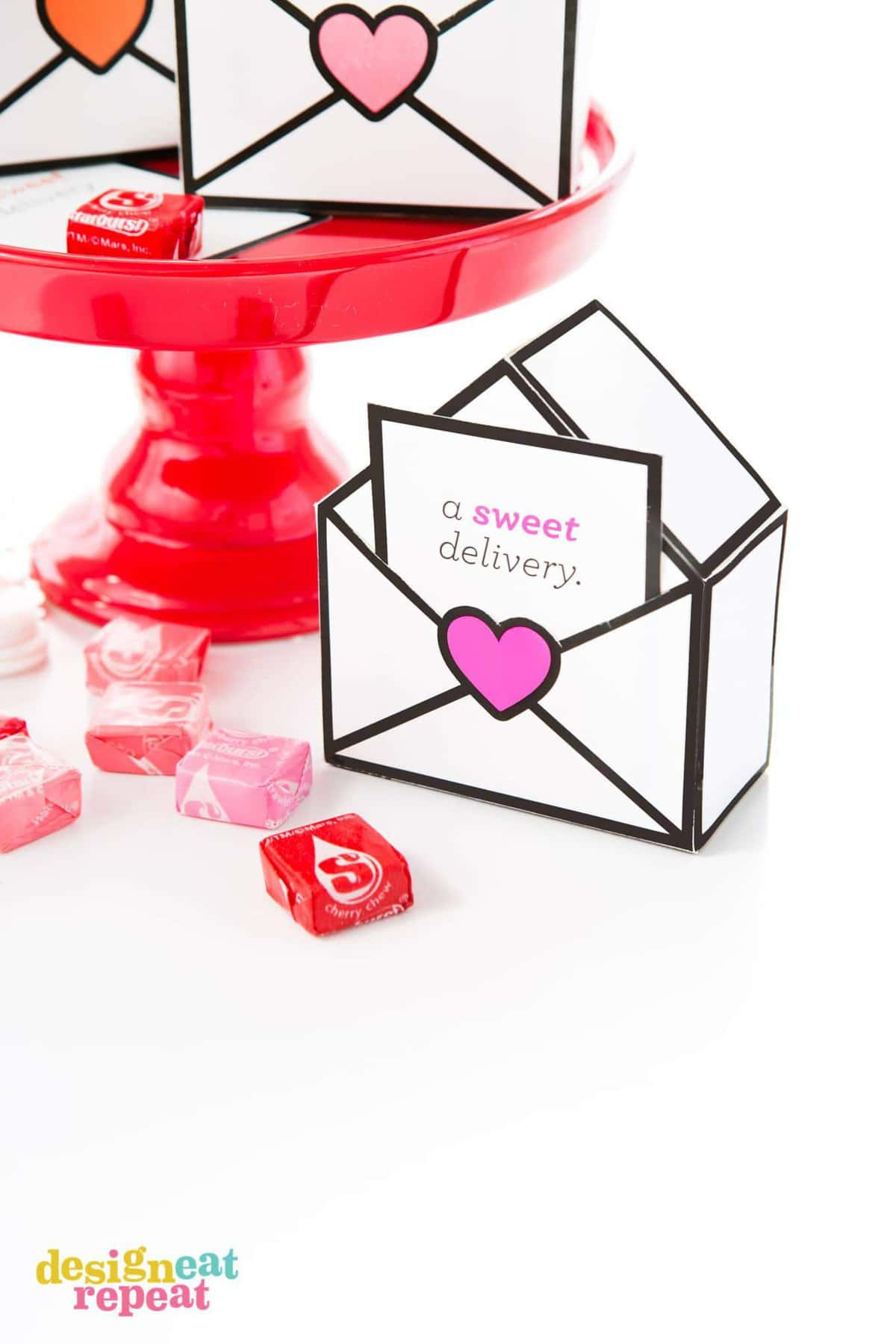 Free Printable Valentines Gift Boxes - Design Eat Repeat within Printable Valentine Box Templates