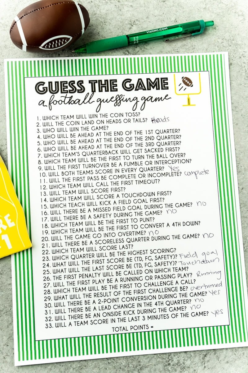 Free Super Bowl Printables (Updated For 2026!) - Play Party Plan within Super Bowl Game Printable