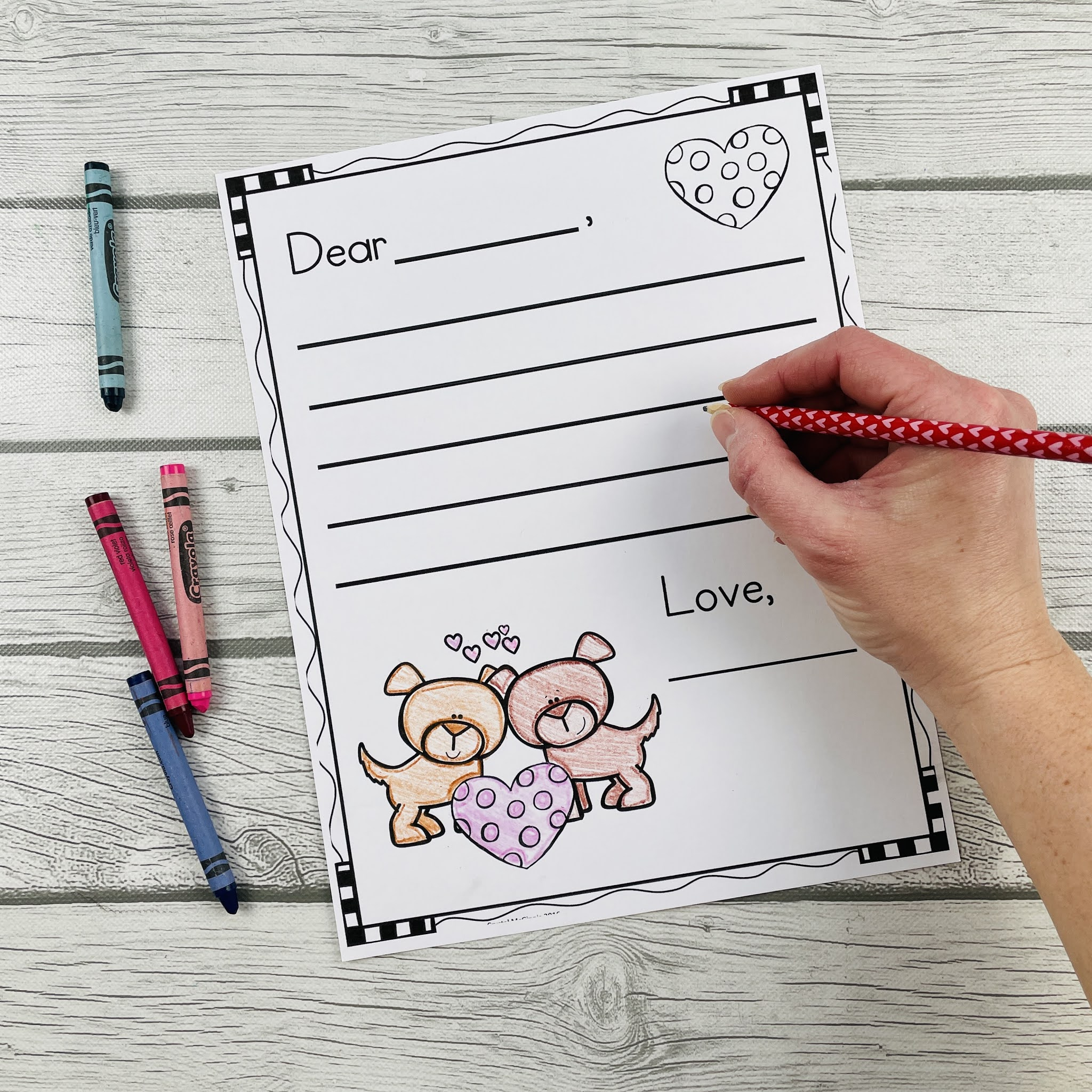 Free Valentine Letter Writing Templates | Kindergarten Creations within Free Printable Valentine&amp;#039;S Day Writing Paper