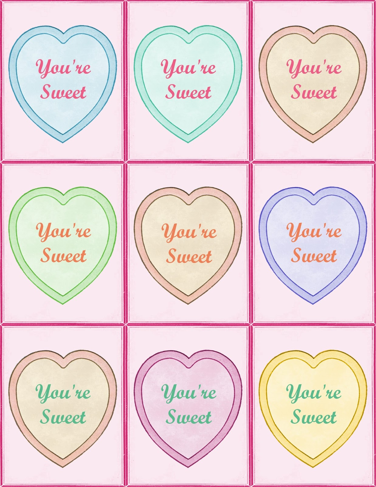 Free Valentine Printables Pdf For Kids Valentines Quotes Vector pertaining to Printable Valentine Messages