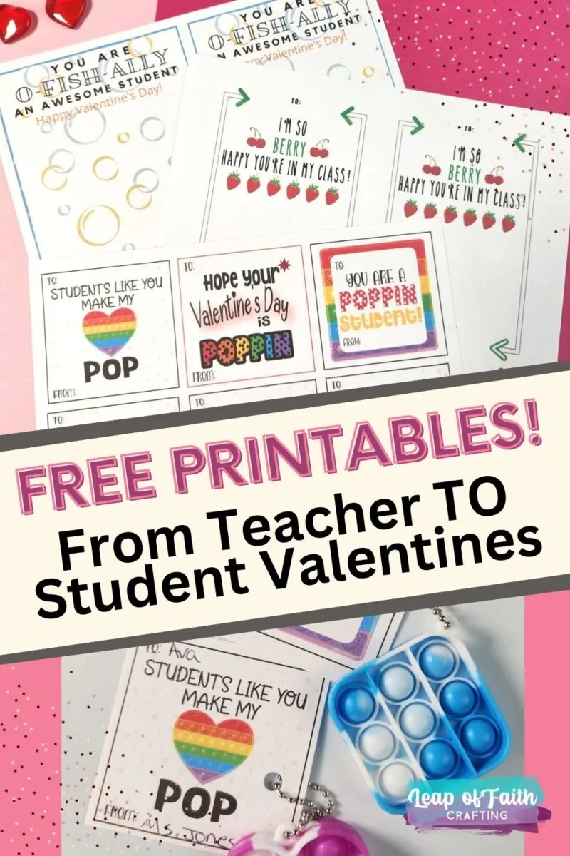 Free Valentines From Teacher To Student Printable (3 Versions with regard to Valentines From Teacher to Student Printable