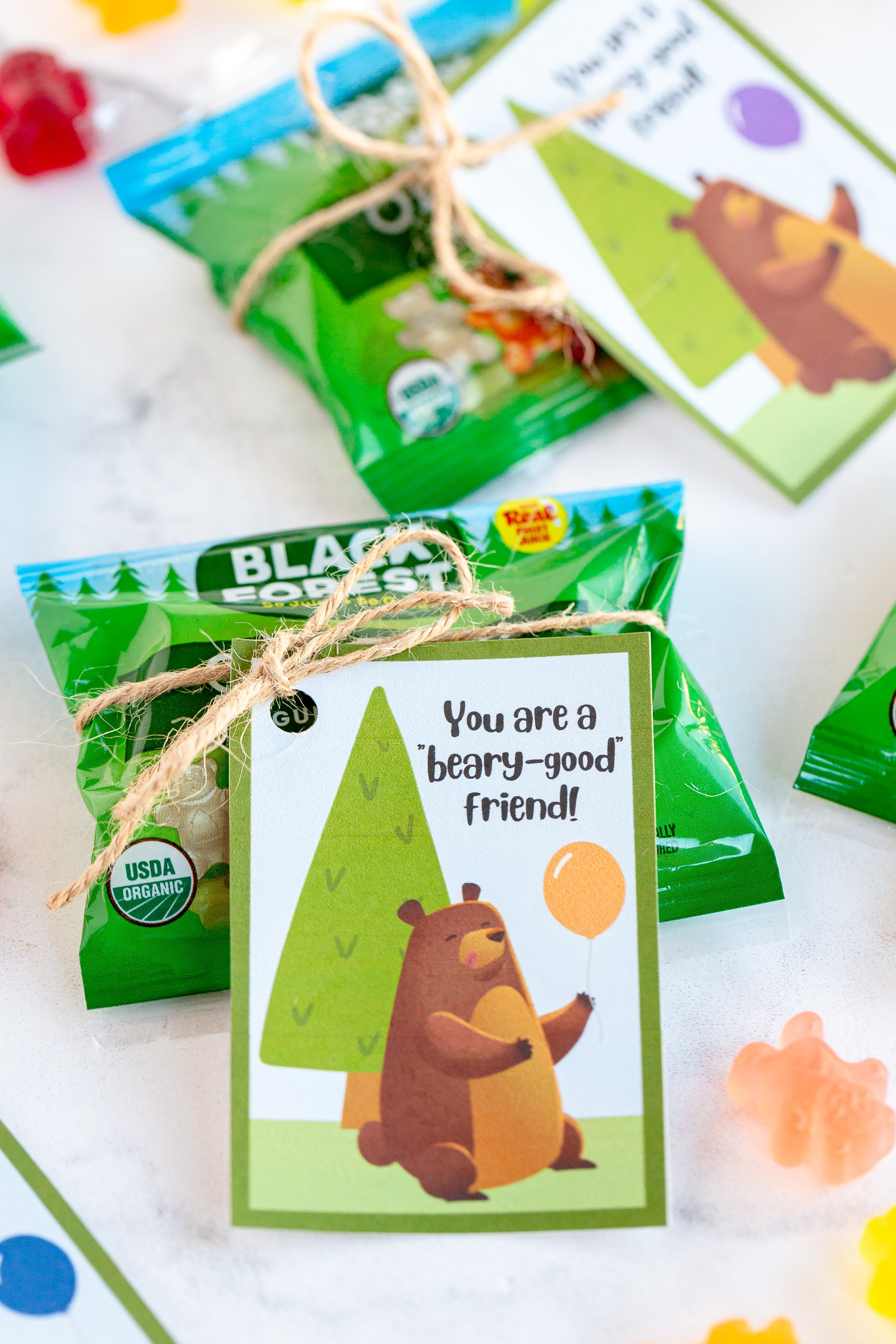 Gummy Bear Valentines - Made To Be A Momma inside Free Printable Gummy Bear Valentines
