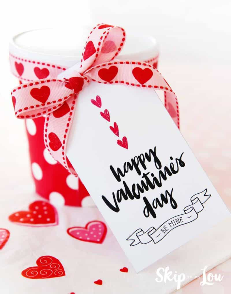 Happy Valentine'S Day Gift Tags | Skip To My Lou for Free Printable Valentine Gift Tag