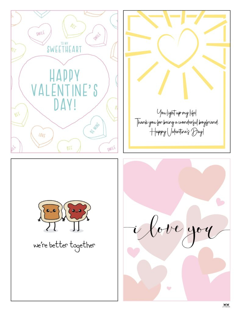 Heart Free Printable Valentines Day Cards For Him Valentine'S for Valentines Day Cards For Him Printable