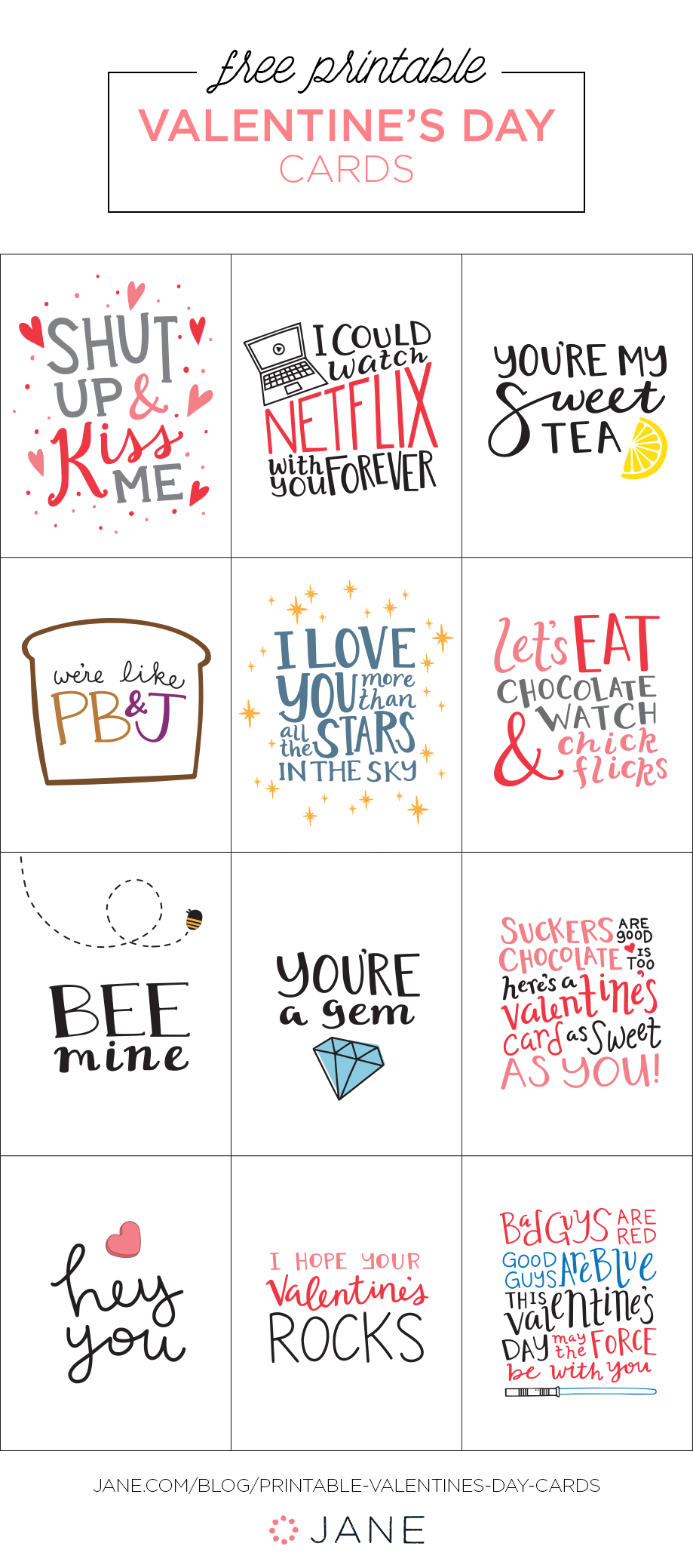 Online Free Valentne'S Day Prntable Greetng Cards Free Printable intended for Printable Valentine Quotes
