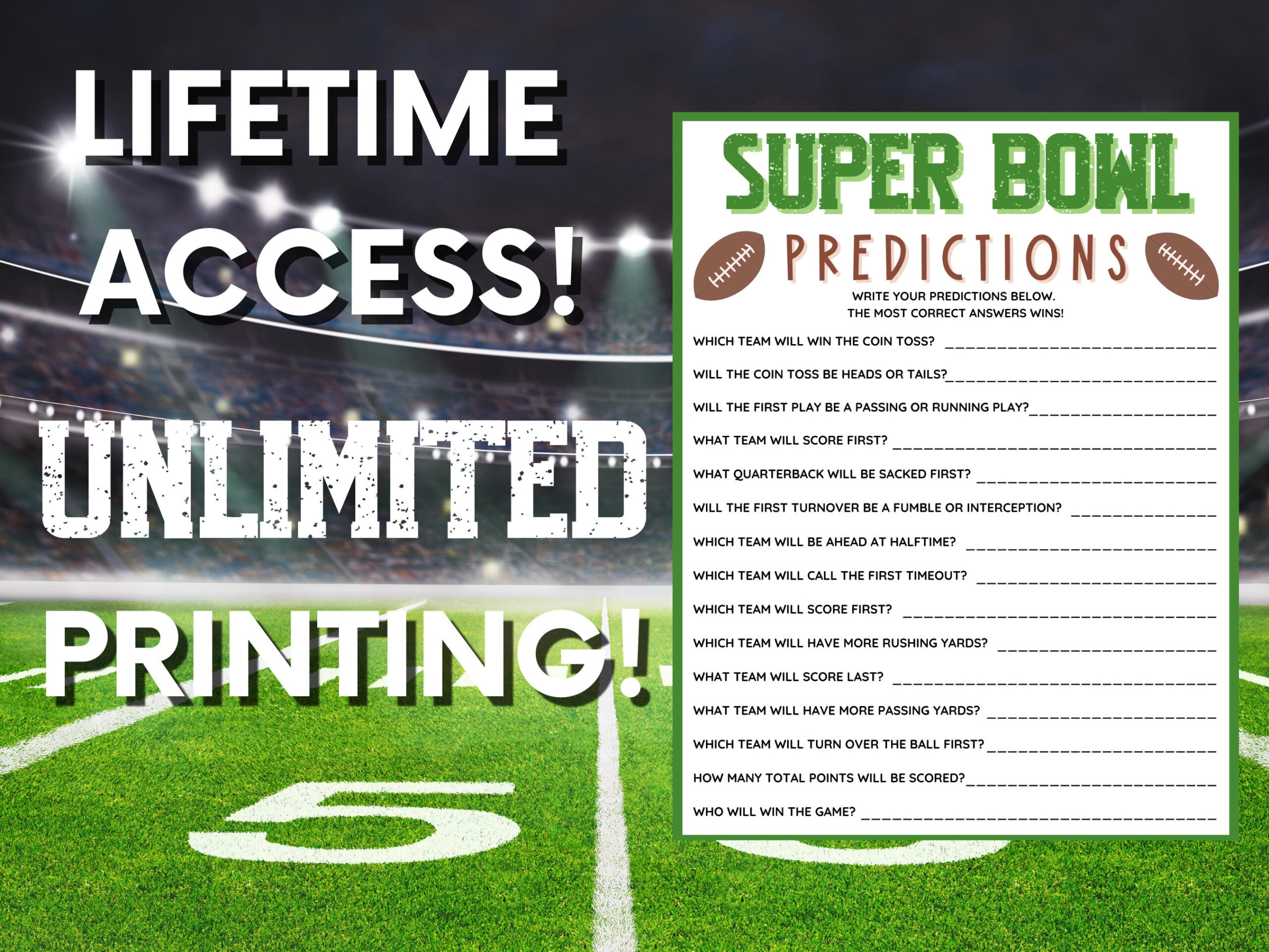 Pick Em Free Super Bowl Game Playoff Pick Super Bowl Pick Em regarding Super Bowl Pick Em Printable