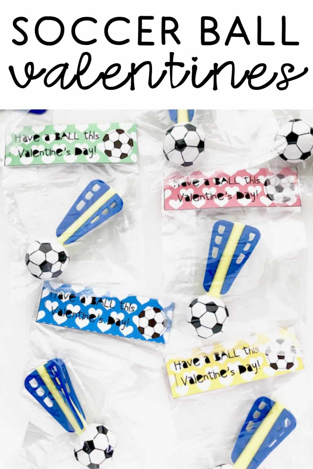 Printable Soccer Valentines - I Can Teach My Child! for Free Printable Soccer Valentines