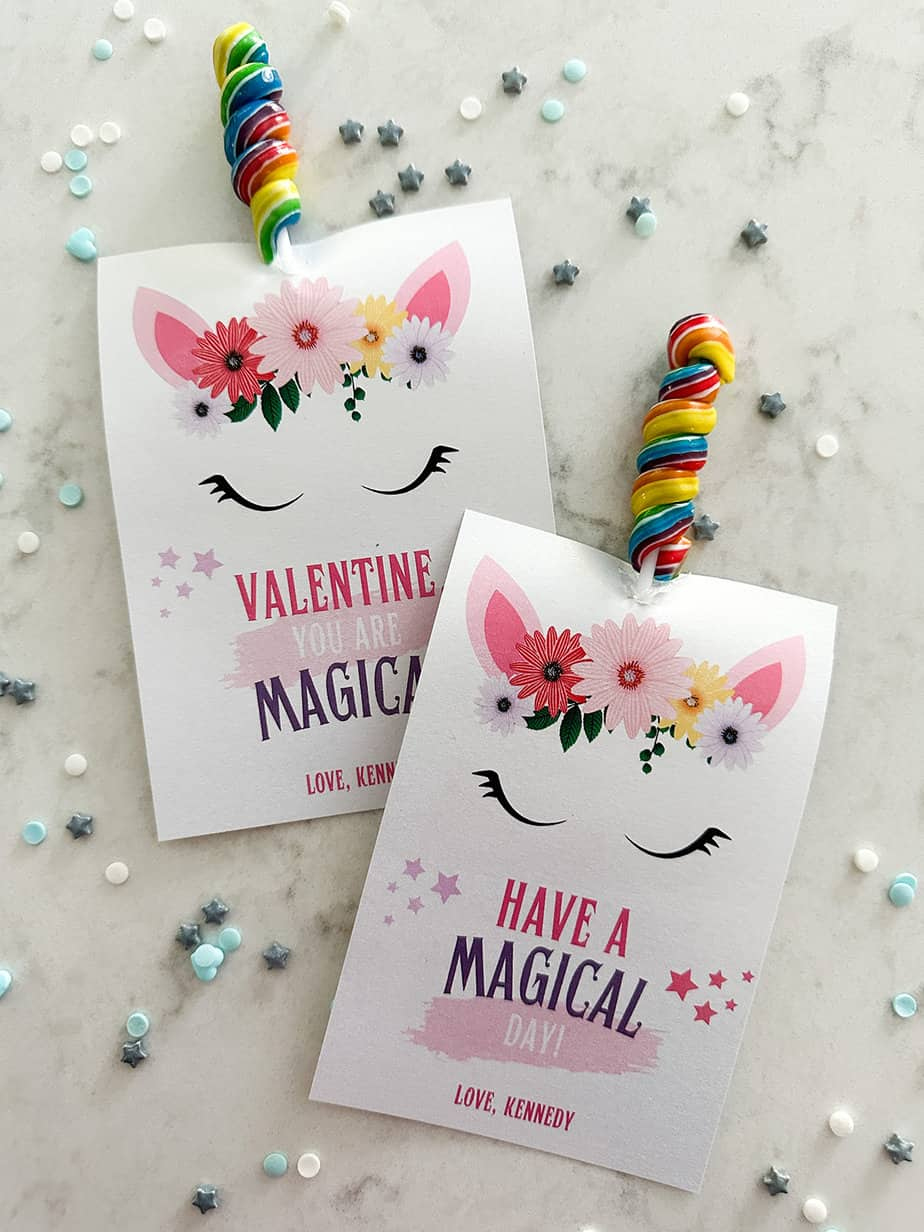 Printable Unicorn Template For Valentine&amp;#039;S - Alex Marie Jordan inside Free Printable Unicorn Valentines Day Cards