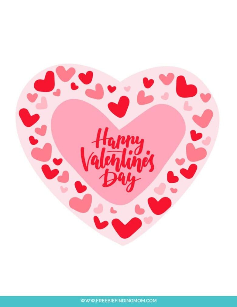 Printable Valentine Heart Images (Free Downloads) inside Printable Valentine Day Hearts
