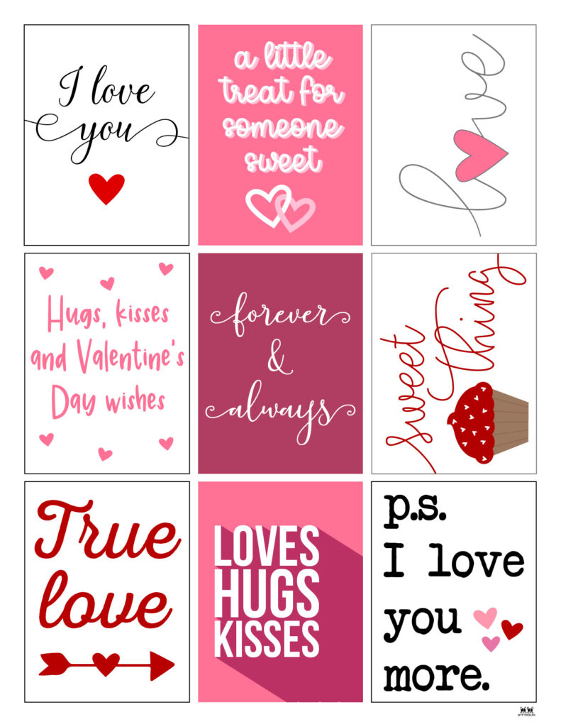 Printable Valentine&amp;#039;S Day Cards - 250+ Free Printables | Printabulls intended for Printable Valentine Cards For Singles
