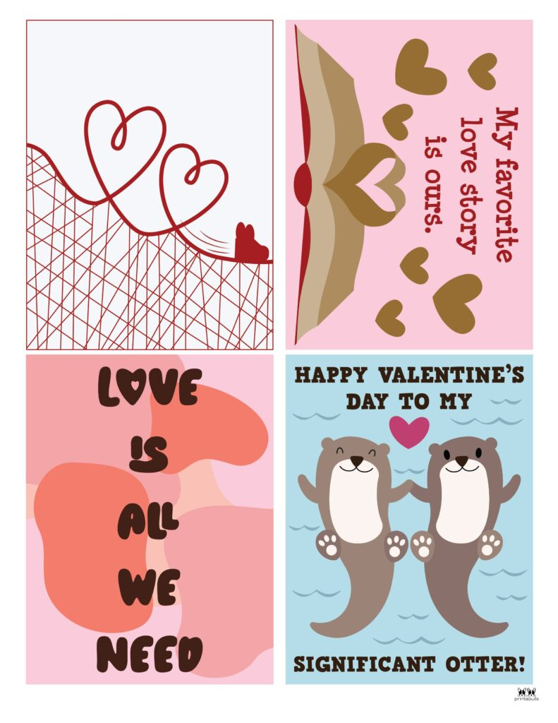 Printable Valentine&amp;#039;S Day Cards - 250+ Free Printables | Printabulls intended for Valentines Day Cards For Wife Printable