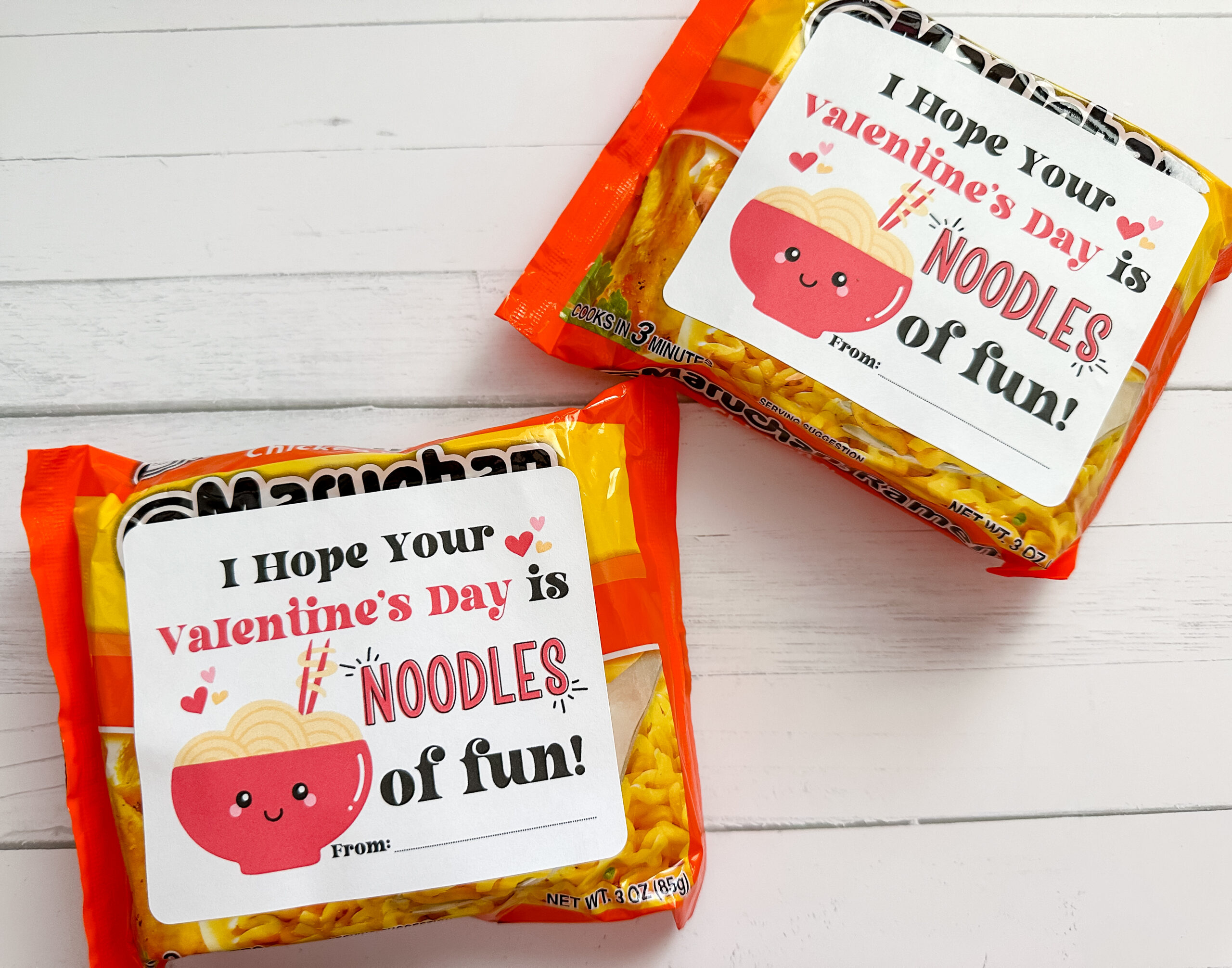 Ramen Valentine Tags » The Denver Housewife regarding Valentine Ramen Printable Label