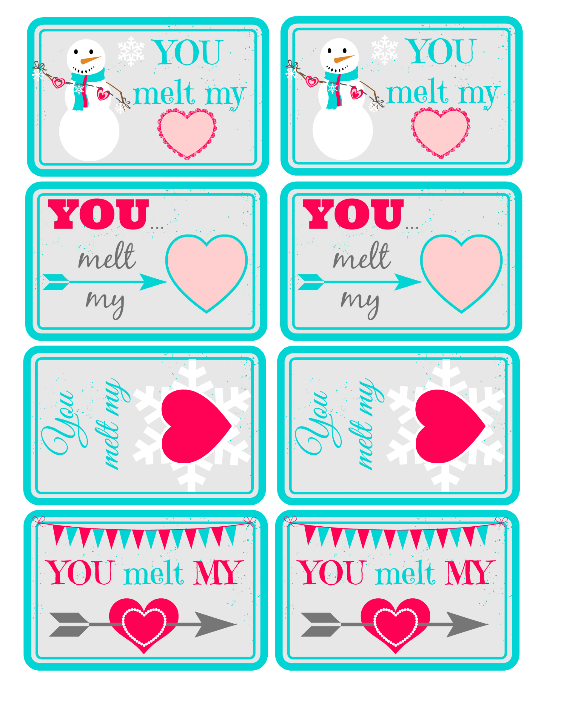 Share The Love: Free Printable Valentine Gift Tagsdiy Show Off pertaining to Cute Free Valentine Printables