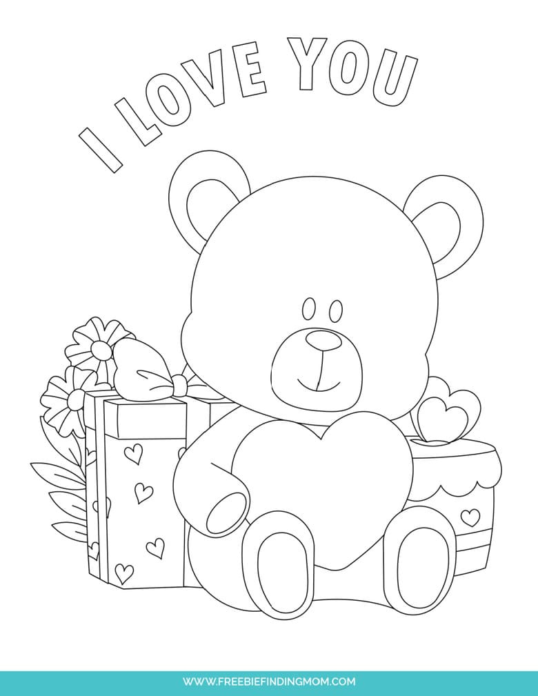 Simple Valentine Coloring Pages Free Free Printable Valentines Day for Valentines Day Free Printables Coloring Pages