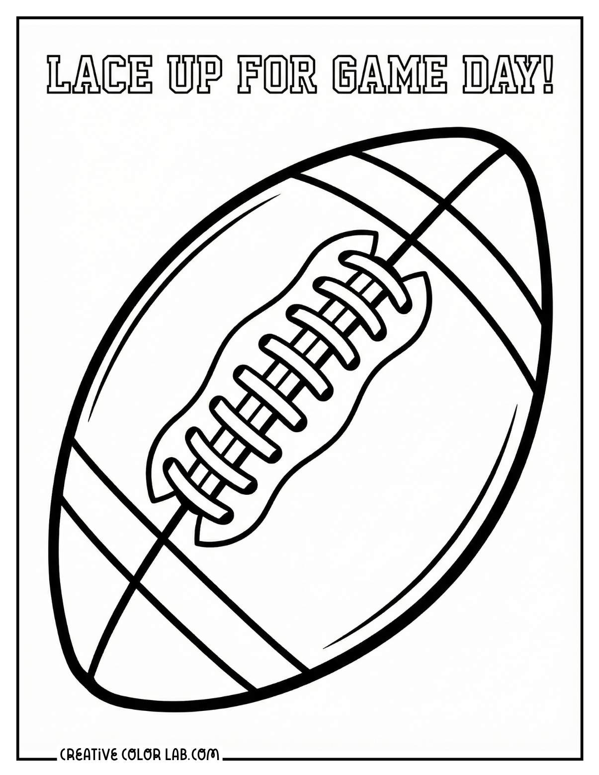 Super Bowl Coloring Pages | Free Football Printables with Free Printable Super Bowl Coloring Pages 2026