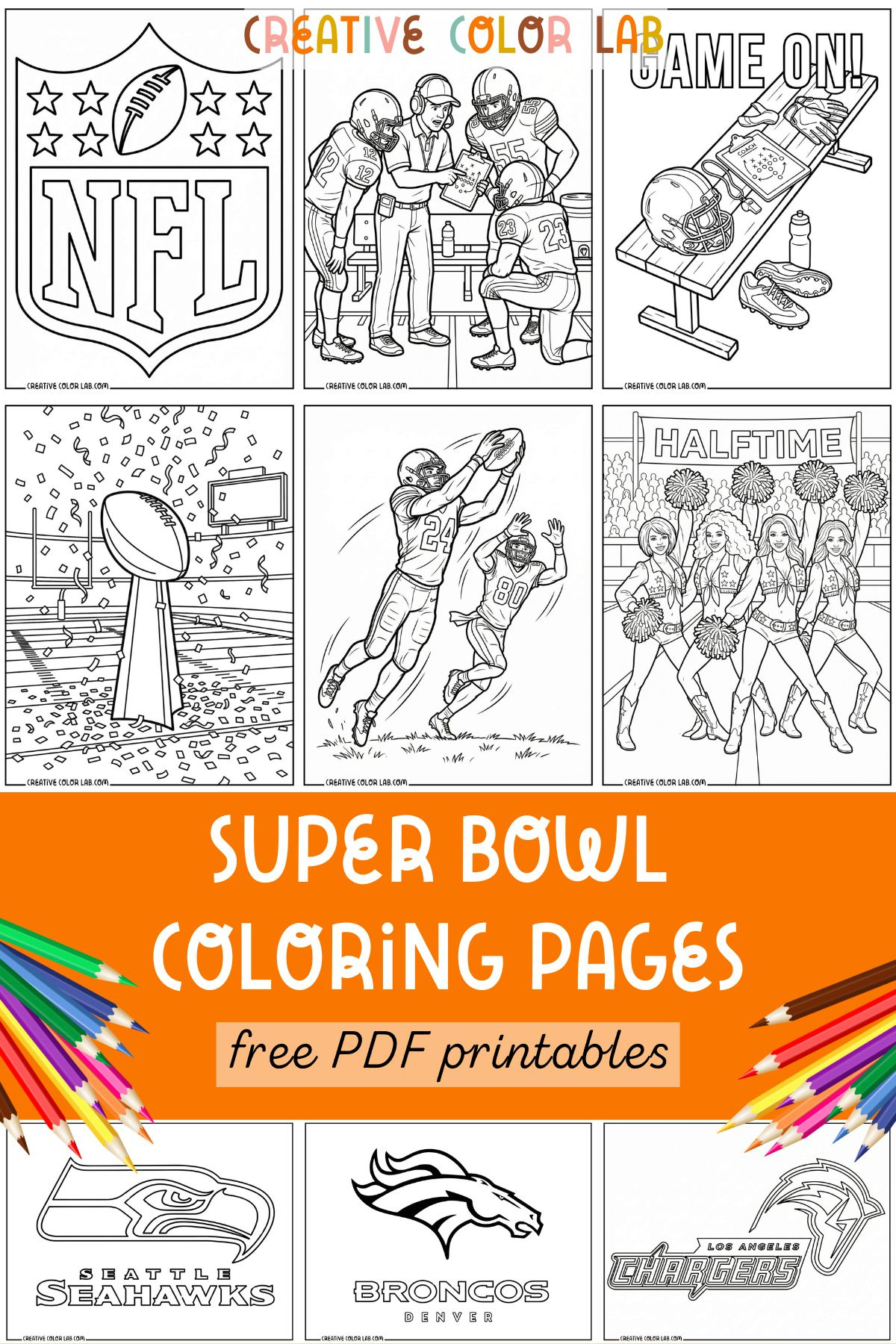 Super Bowl Coloring Pages | Free Football Printables with Super Bowl Coloring Pages 2026 Printable