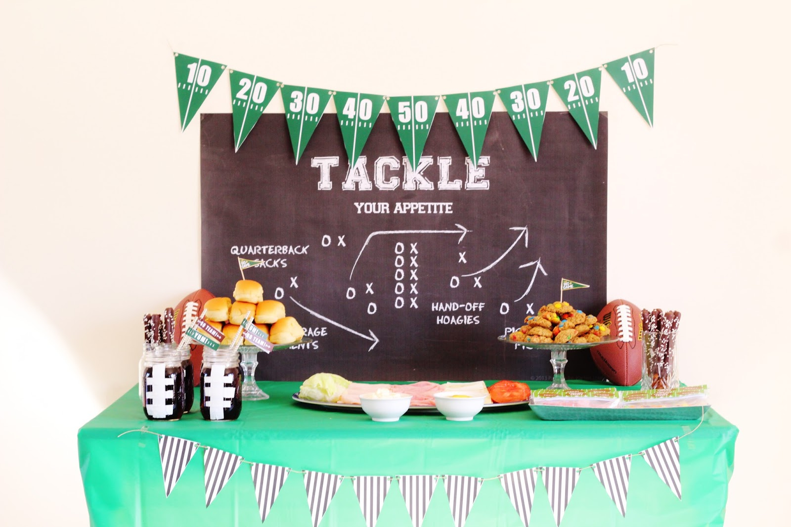 Super Bowl Party Inspiration + Free Printables — The Happy Flammily for Super Bowl Party Printables