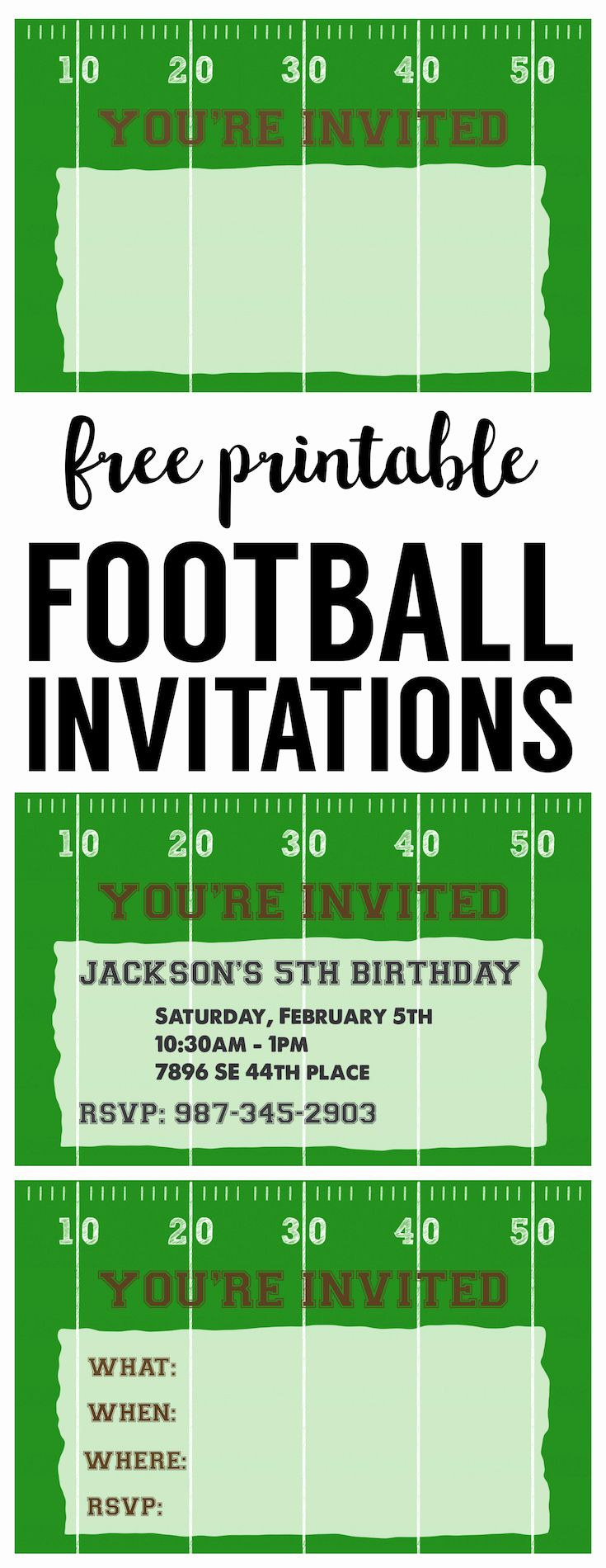 Super Bowl Party Invitation Template pertaining to Free Super Bowl Party Invitations Printable