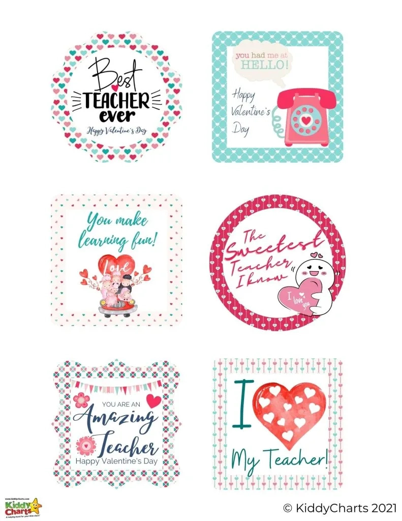 Teacher Valentine'S Cards - Print And Download - Kiddycharts with Valentines For Teachers Printables