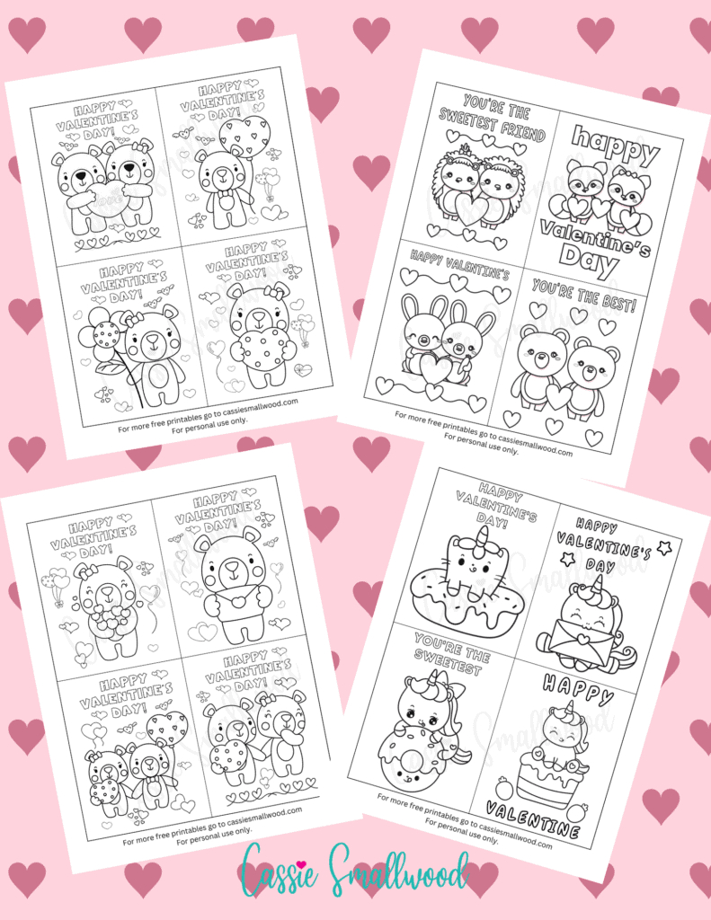The Cutest Free Printable Valentine Exchange Cards For Kids inside Valentines For Students Printable