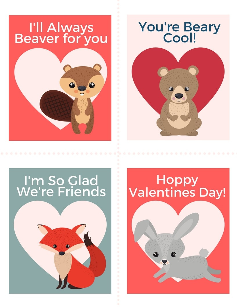 The Perfect Valentines Day Cards For Your Kids ⋆ Thecrazyworkingmom in Cute Free Valentine Printables