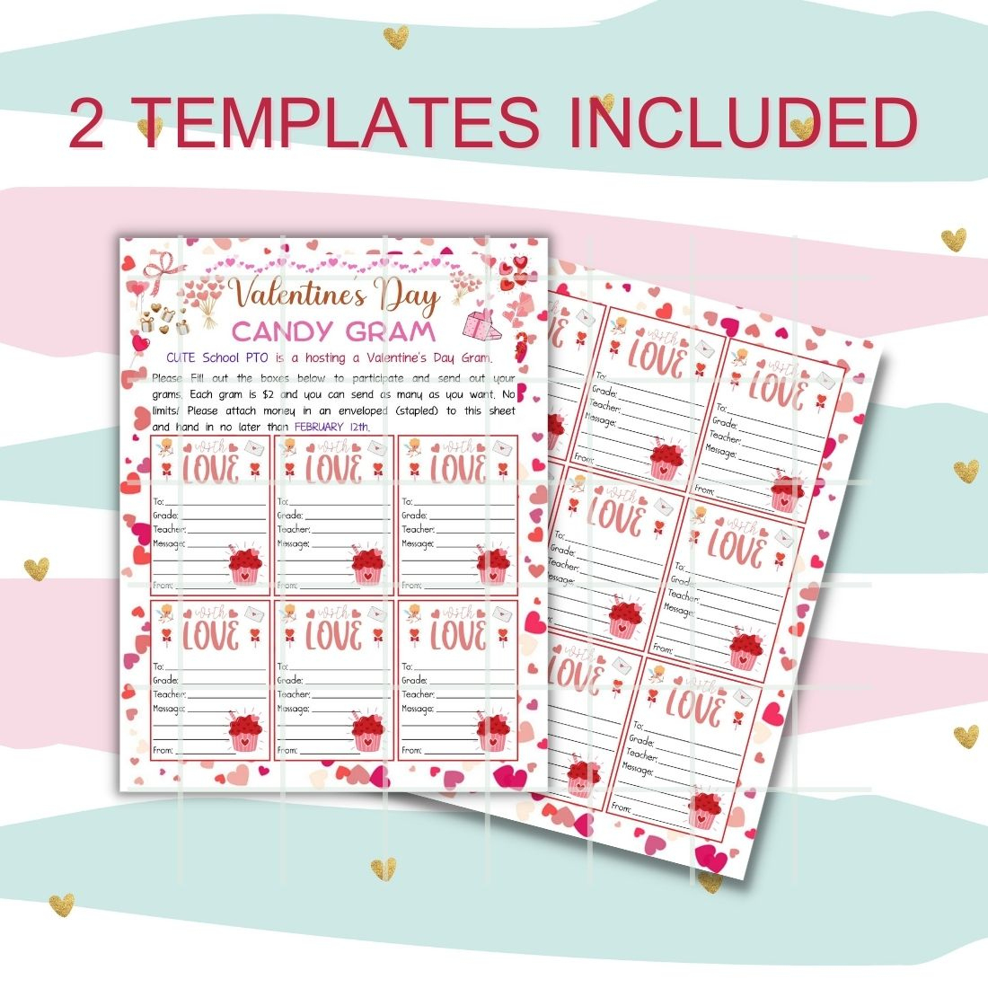 Free Printable Valentine Gram Template All FREE Printables Free Printable Valentine Gram Template All FREE Printables