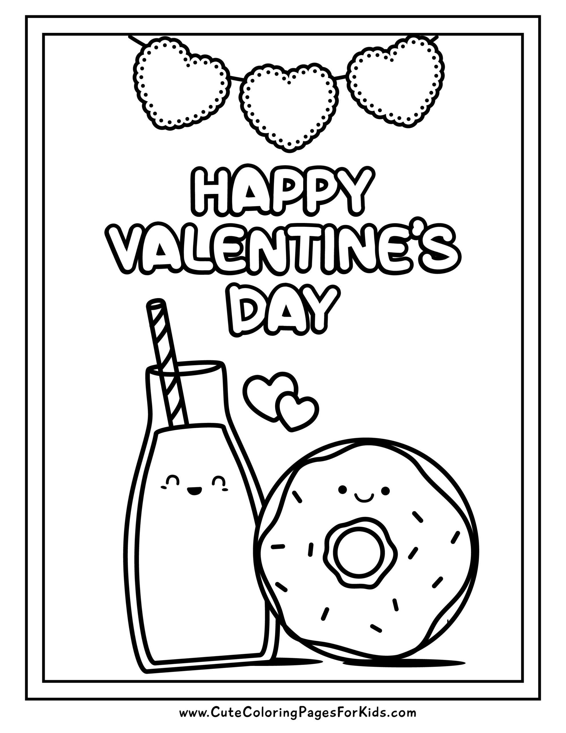 Valentine Coloring Pages Free Printable Free Printable Valentines within Free Printable Coloring Sheets For Valentines Day