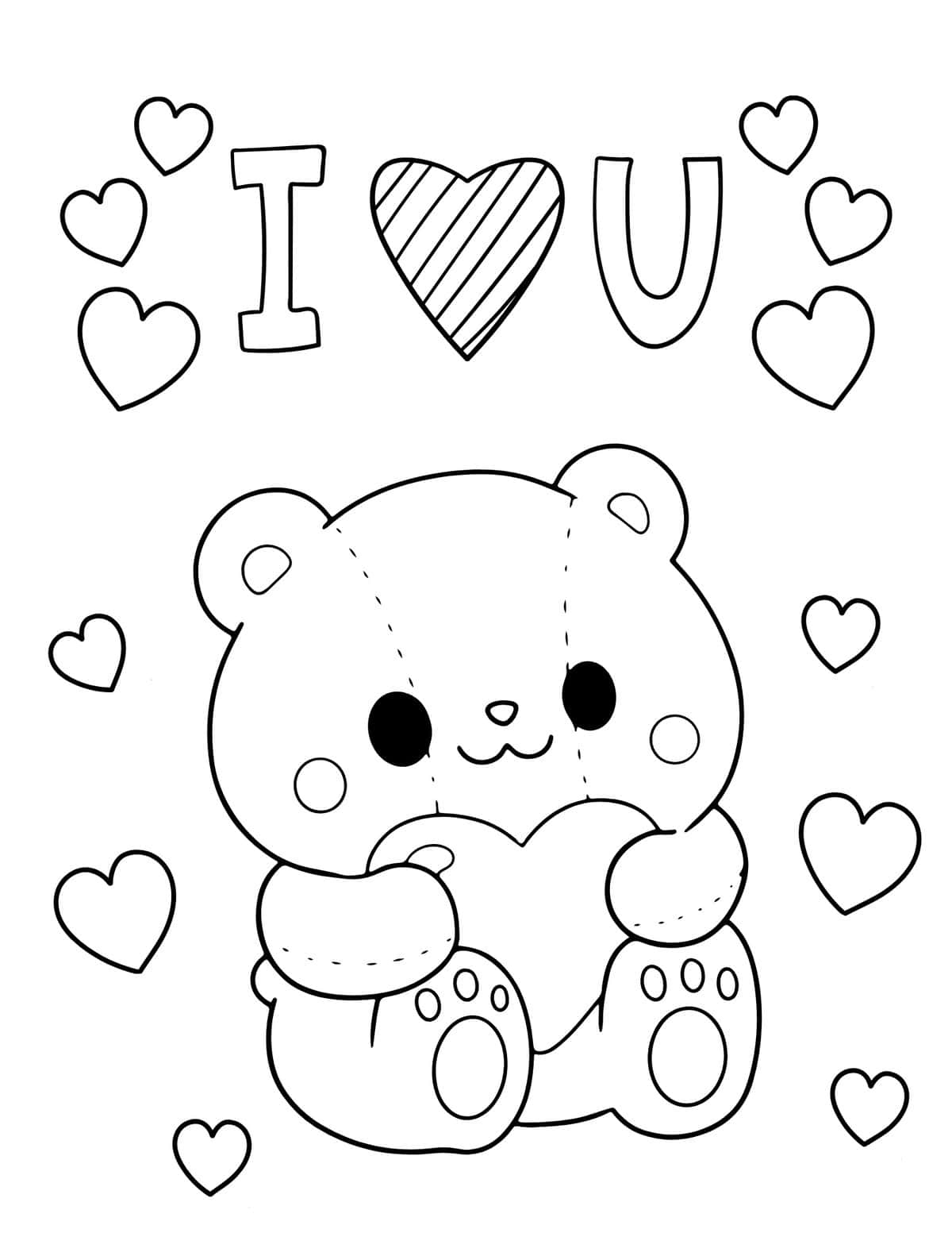 Valentine Free Printables Color Pages Cute Valentines Day Dogs regarding Cute Valentine Coloring Pages Printable