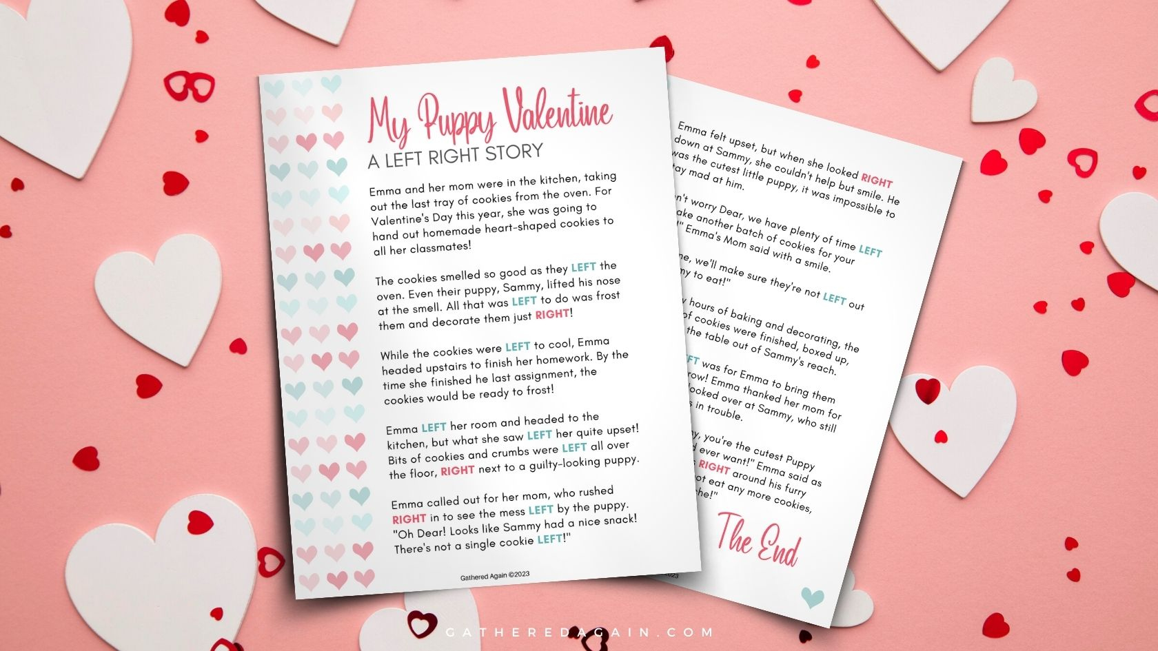 Valentine Left Right Game: Gift Exchange Ideas For Valentine'S Day within Free Printable Valentine Left Right Game