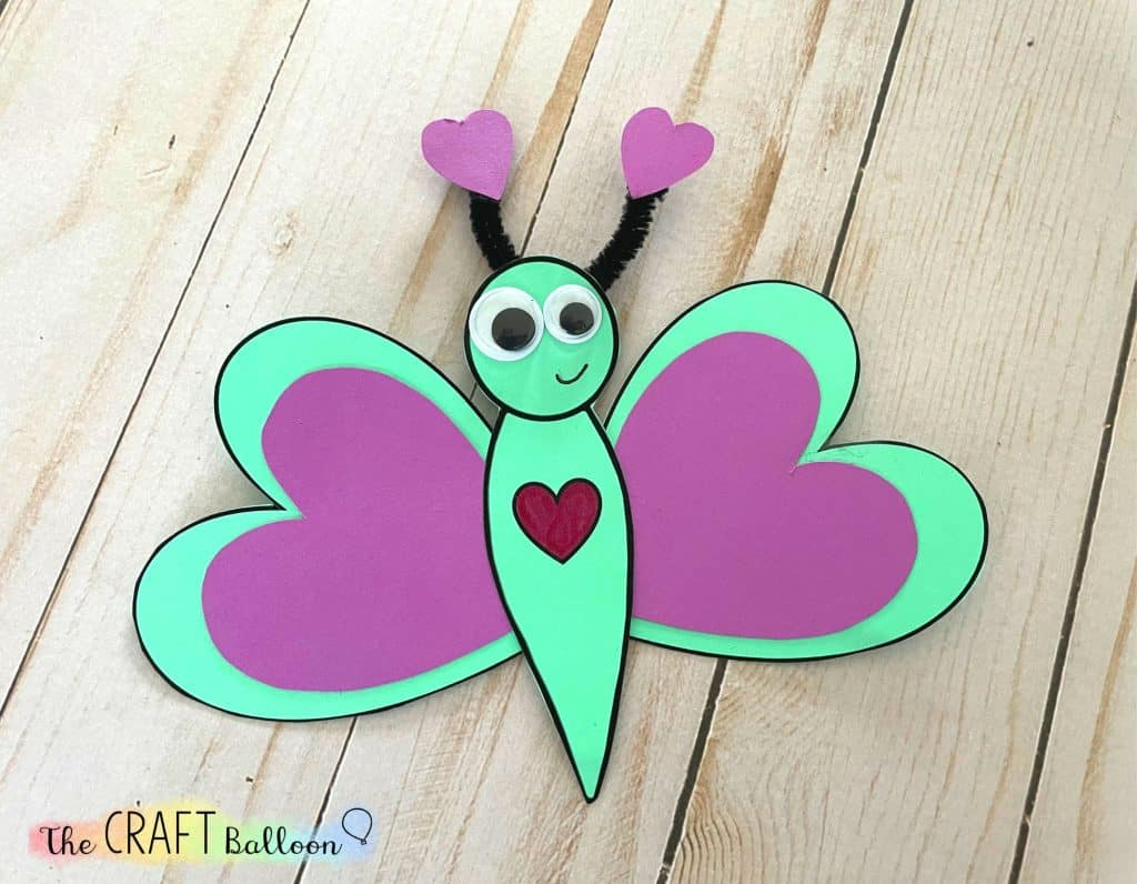 Valentine Love Bug - The Craft Balloon pertaining to Free Printable Love Bug Valentine