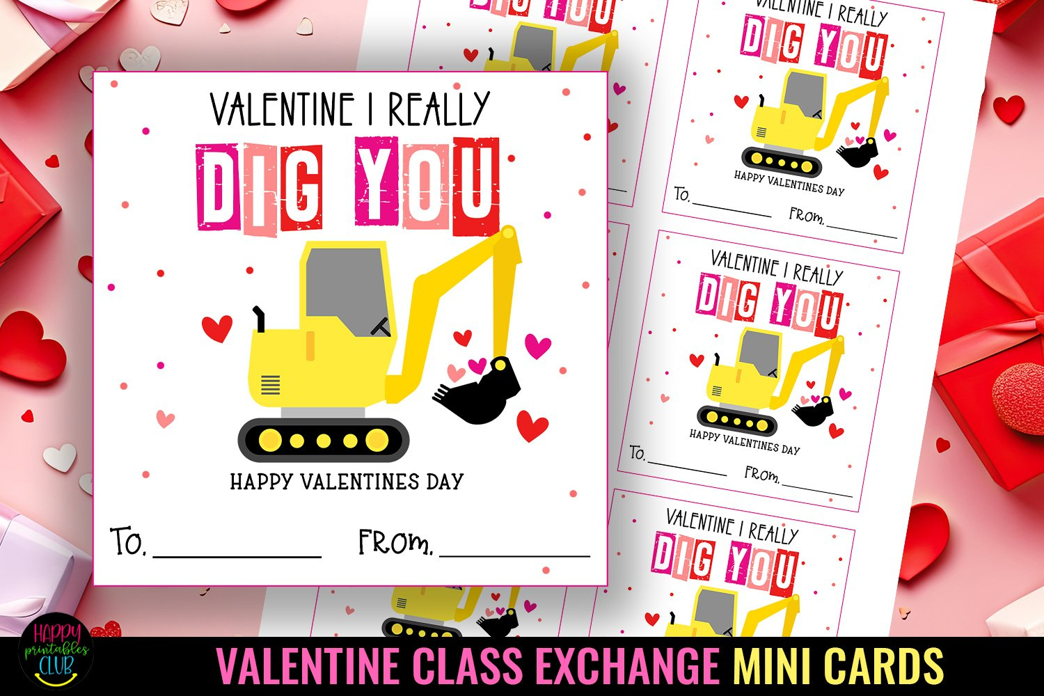 Valentines Class Exchange Cards I Valentines Class Party throughout Valentines Exchange Cards Printable