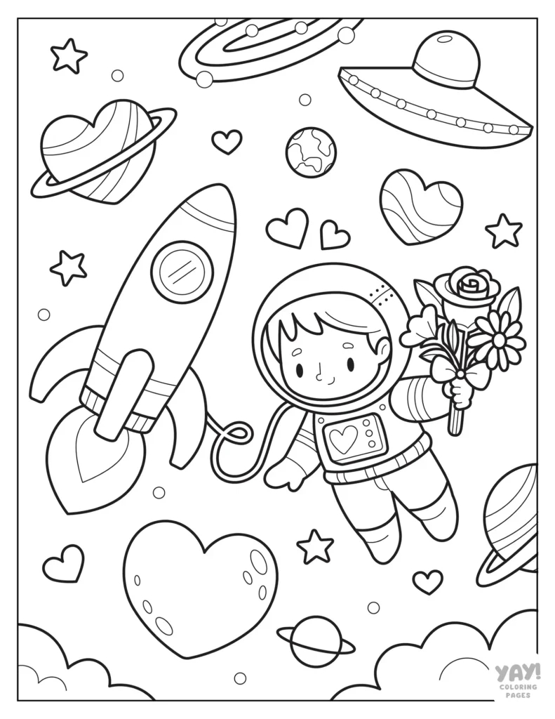 Valentine&amp;#039;S Day Coloring Pages (Free Printables) regarding Valentines Day Colouring Printables