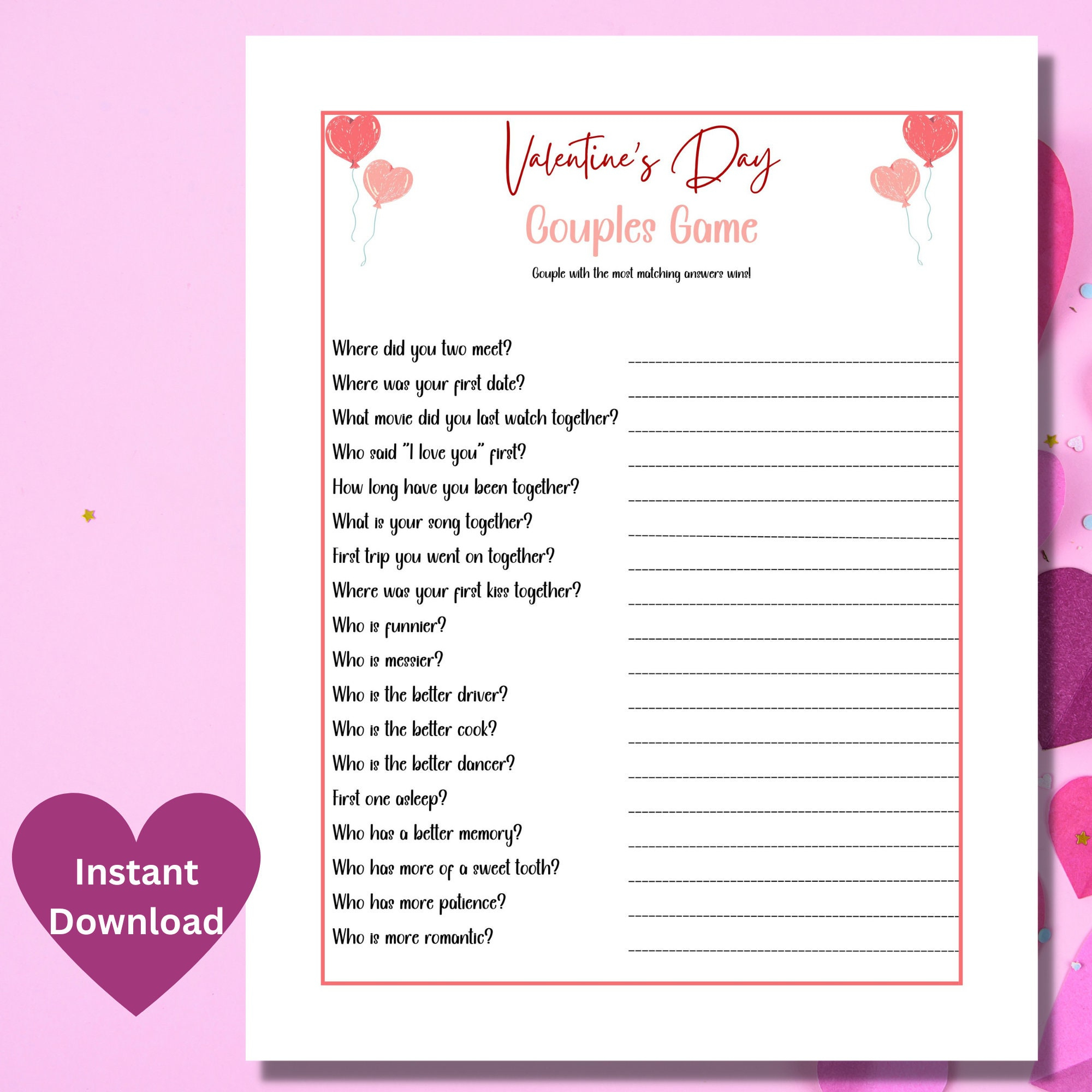 Valentine'S Day Couples Game, Printable Valentine Games For in Printable Valentine Games For Adults