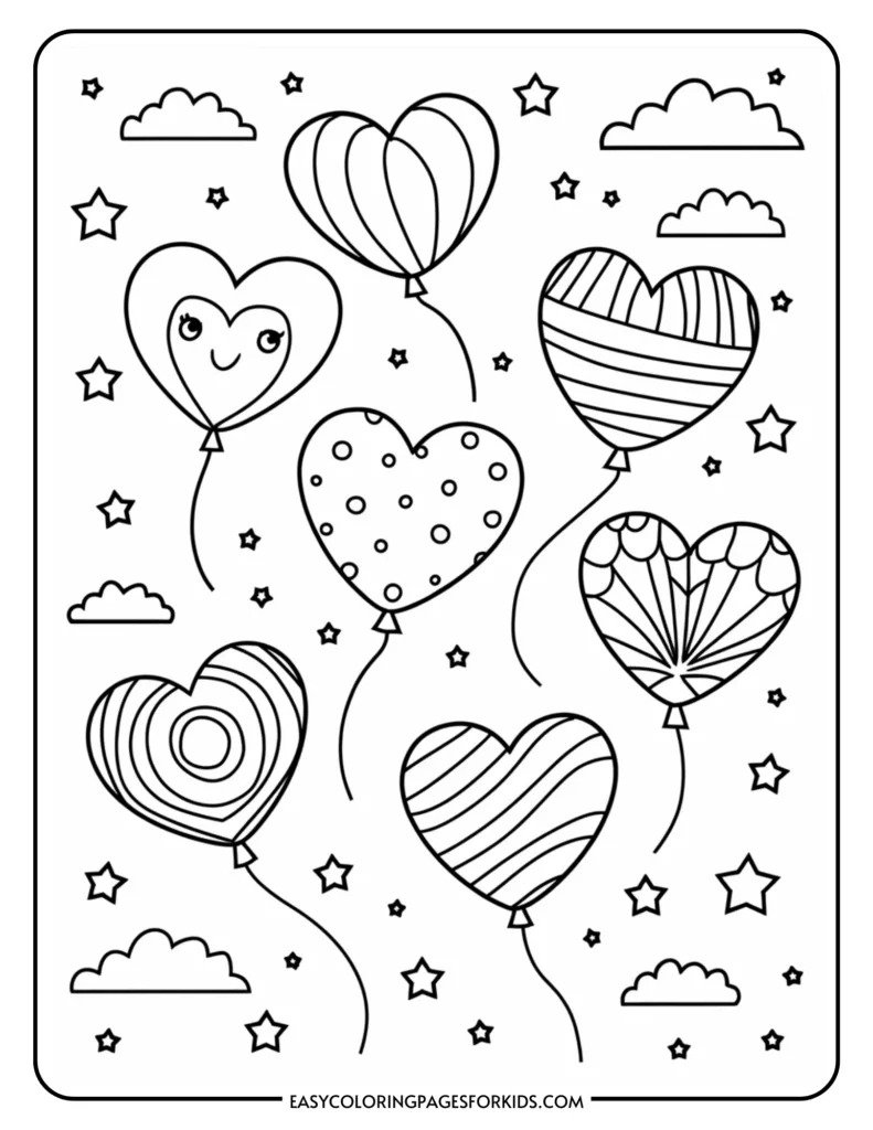 Valentine'S Day Heart Coloring Pages (12 Free Printable Pages within Printable Valentine Hearts Coloring Pages