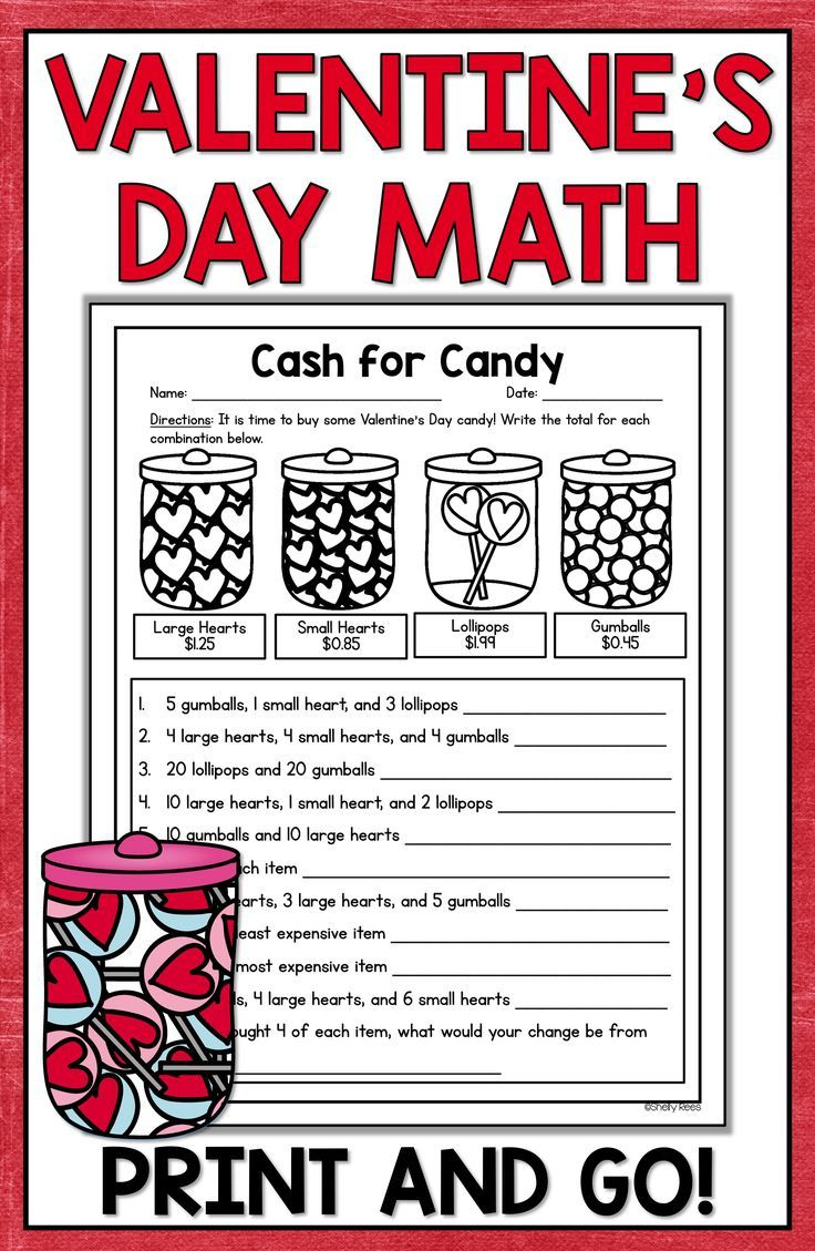 Valentine'S Day Math Worksheets Coloring Pages Reading Comprehension pertaining to Free Printable Valentine's Day Math Worksheets