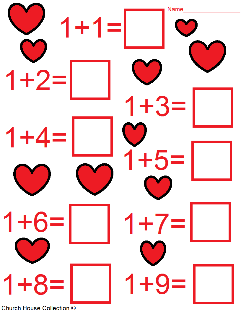 Valentine'S Day Math Worksheets For Kids in Free Printable Valentine's Day Math Worksheets