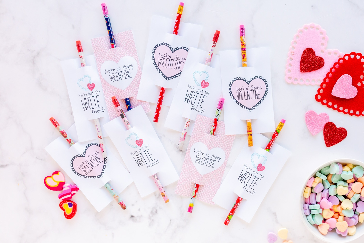 Valentine&amp;#039;S Day Pencil.mp4 in Free Printable Pencil Valentine