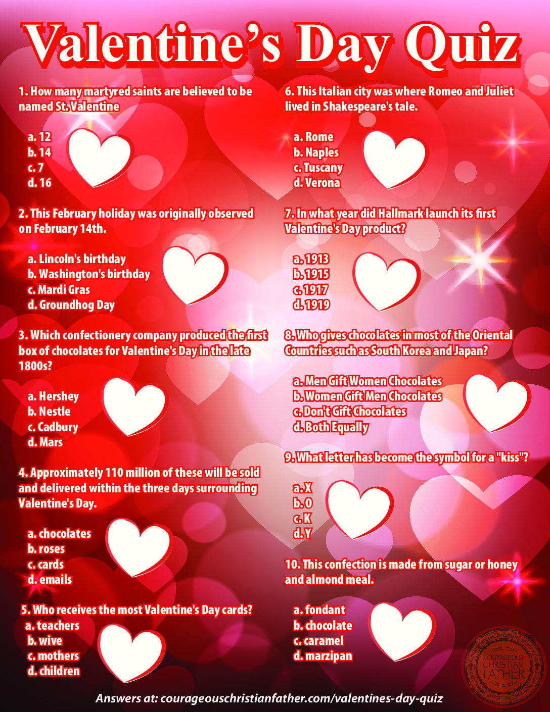 Valentine&amp;#039;S Day Quiz For Him Free Printable Valentine&amp;#039;S Day throughout Printable Valentine Quiz